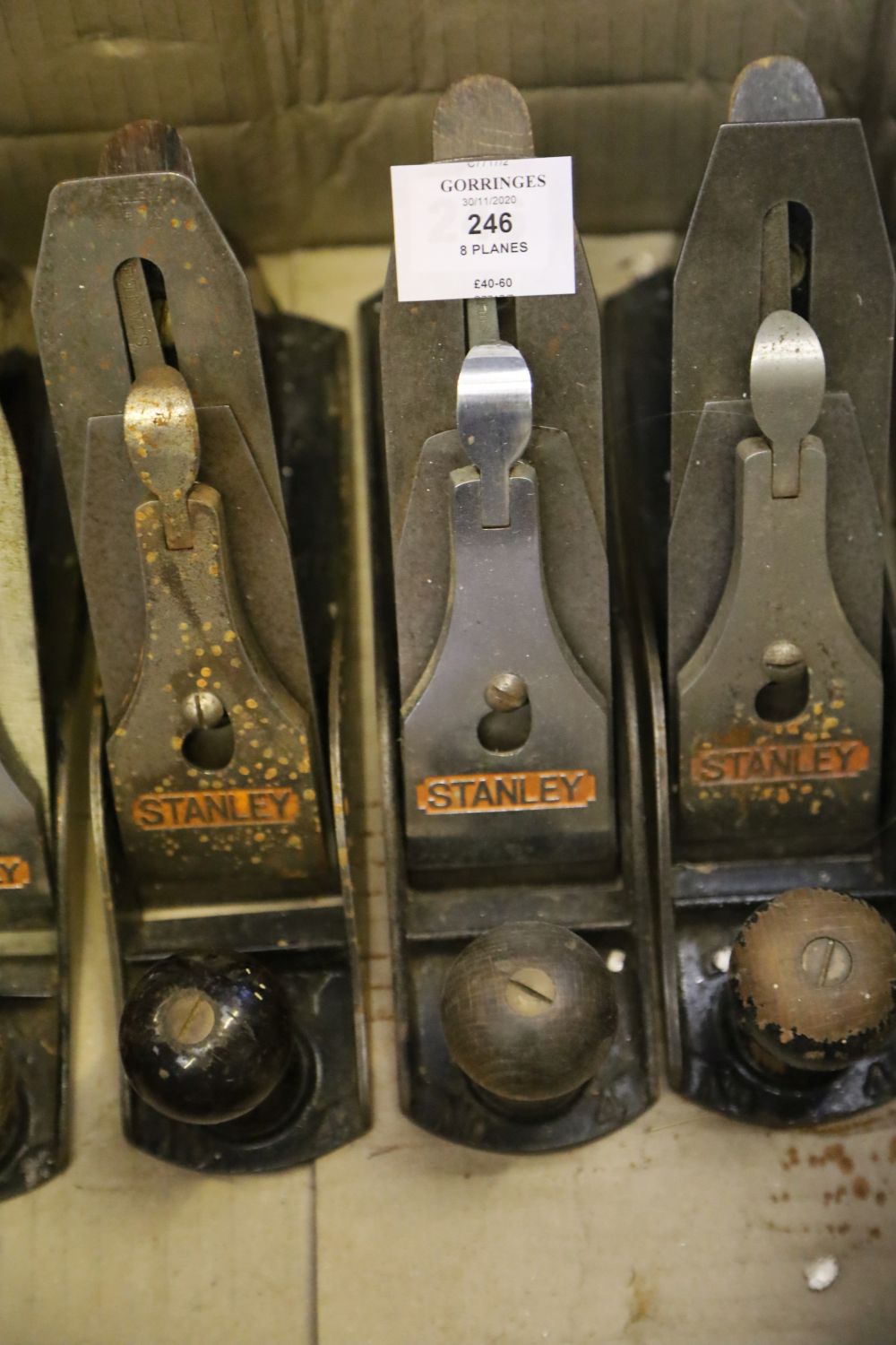 Seven Record and Stanley planes and one other: